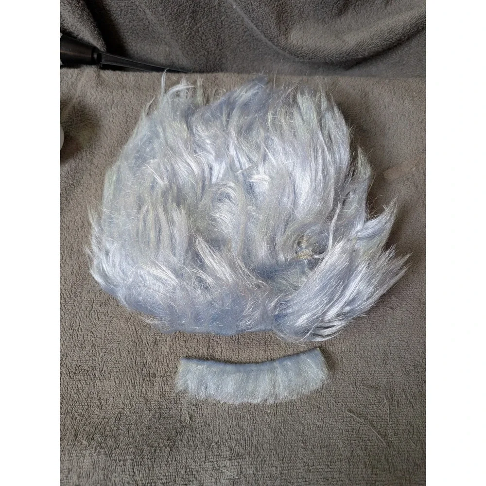 Spirit Halloween Rick Costume‎ Lab Coat Wig Adult Small/Med